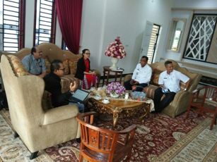 Bupati Lakukan Pertemuan Tim 9 Geopasial Pusat